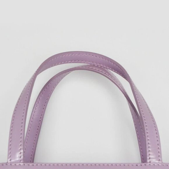 Prada Purple Sequin Mesh and Leather Small Tote Bag - Picture 8 of 11